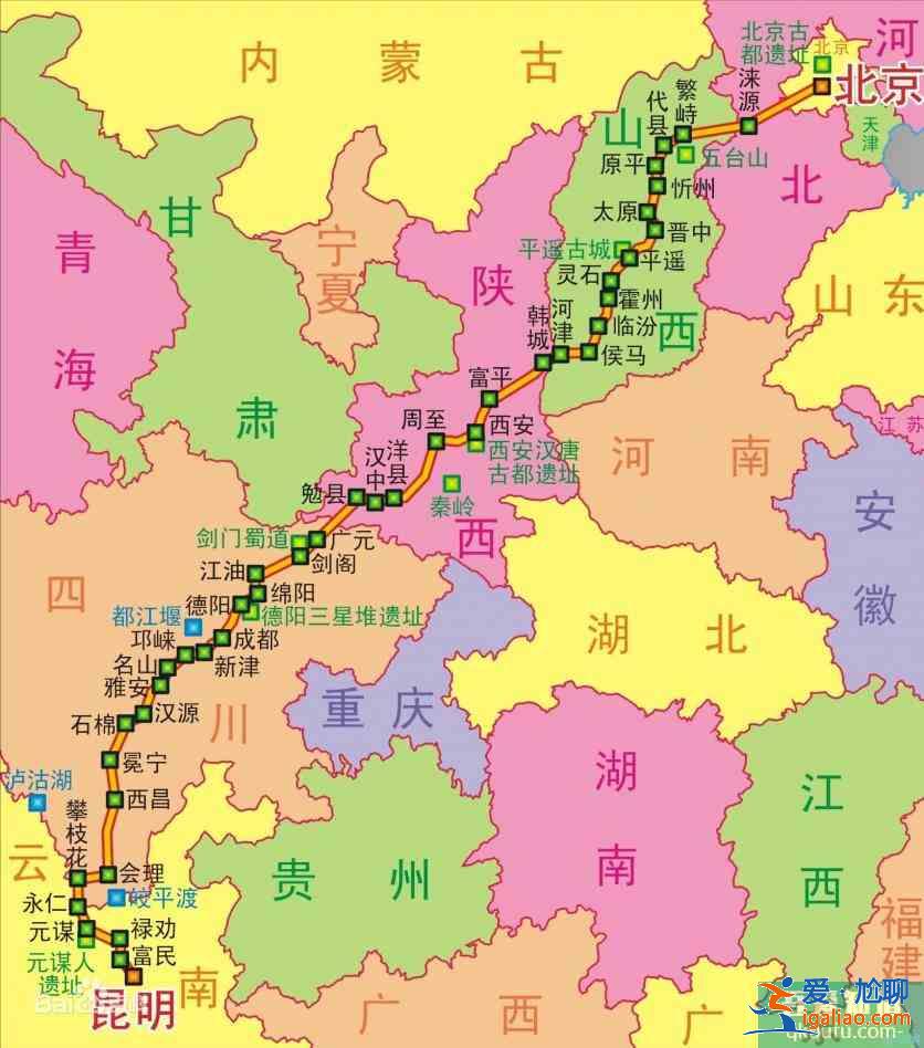 108国道沿途有哪些景点？