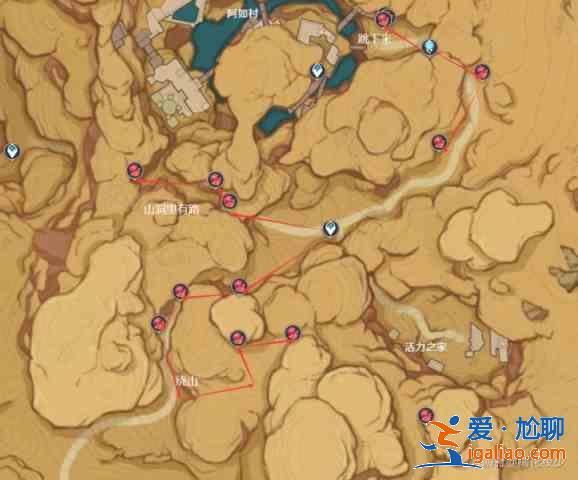 原神赤念果在哪里采集？坎蒂丝突破材料采集线路图一览？