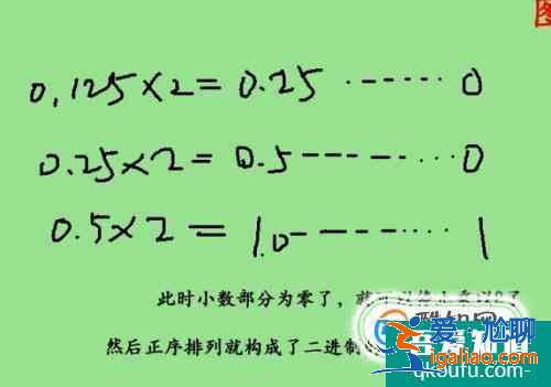 二进制十进制间小数怎么转换？