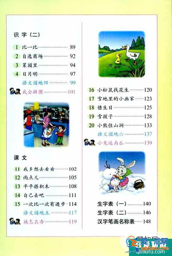 小学一年级语文上册拼音词语盘点？