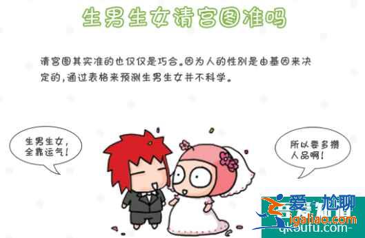 生男生女清宫图？