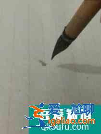 怎样写毛笔字竖？？