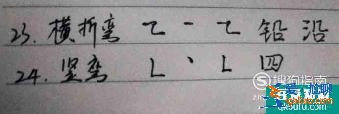 怎么练习28种笔画？起笔行笔收笔过程步骤图例字？