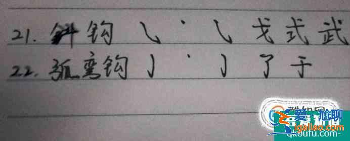 怎么练习28种笔画？起笔行笔收笔过程步骤图例字？