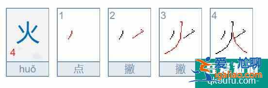 水、火、鸟、皮、边、母字的笔画笔顺怎么写？