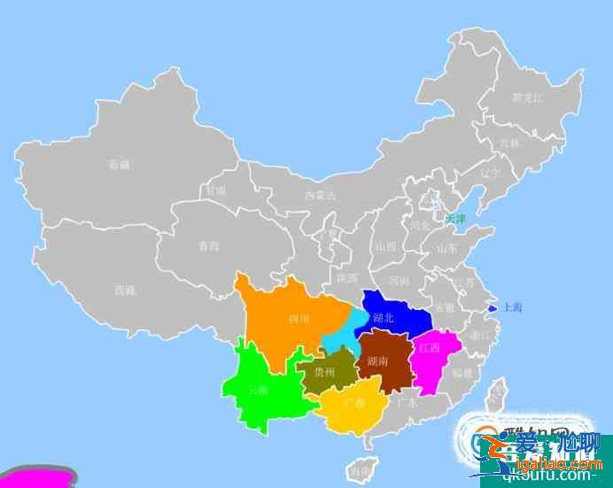 中国34个省级行政区轮廓形状记忆快速学习？