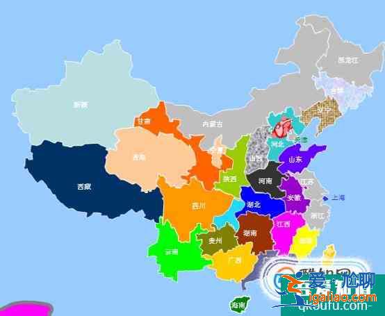 中国34个省级行政区轮廓形状记忆快速学习？