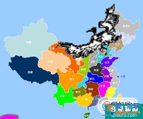 中国34个省级行政区轮廓形状记忆快速学习？
