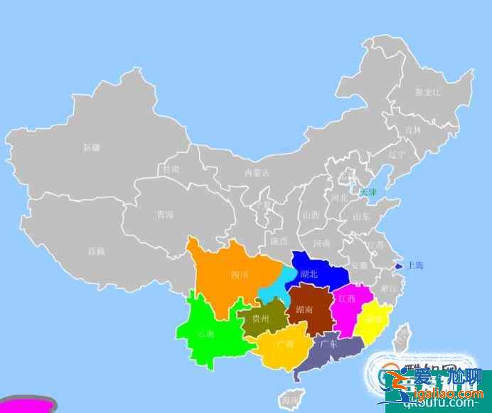中国34个省级行政区轮廓形状记忆快速学习？