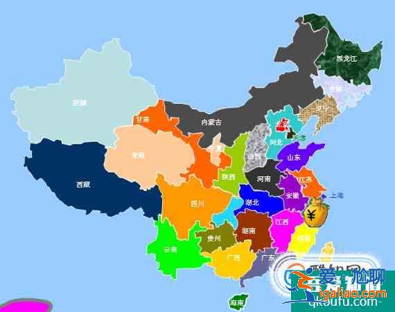 中国34个省级行政区轮廓形状记忆快速学习？