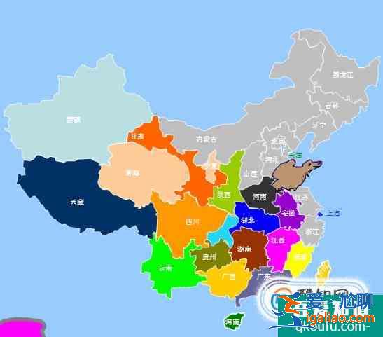 中国34个省级行政区轮廓形状记忆快速学习？