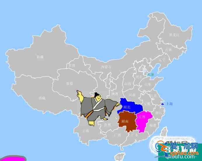 中国34个省级行政区轮廓形状记忆快速学习？