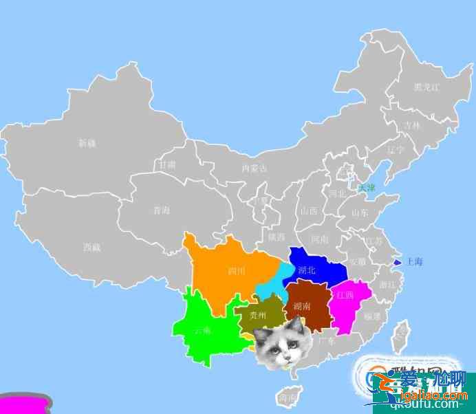 中国34个省级行政区轮廓形状记忆快速学习？