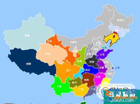 中国34个省级行政区轮廓形状记忆快速学习？