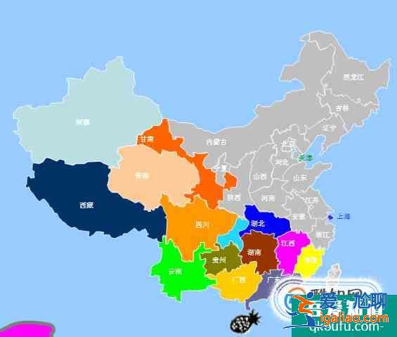 中国34个省级行政区轮廓形状记忆快速学习？