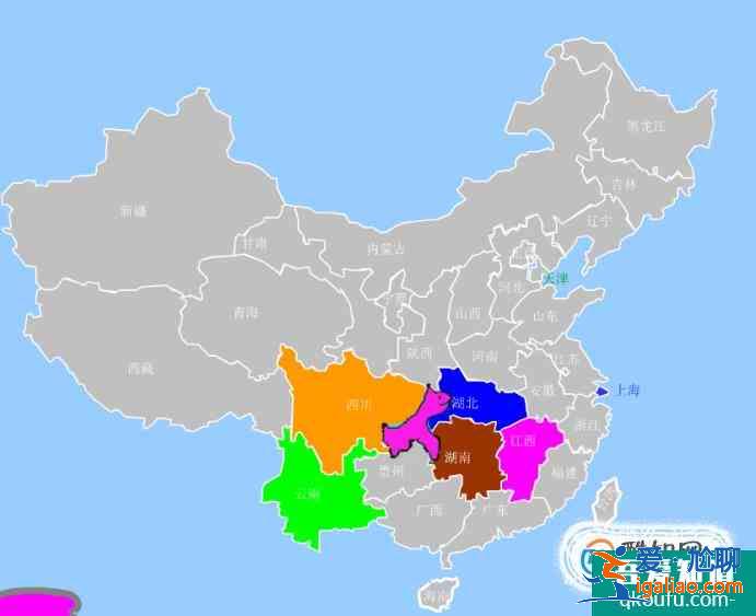 中国34个省级行政区轮廓形状记忆快速学习？