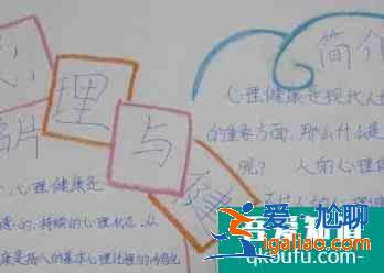 心理健康手抄报？