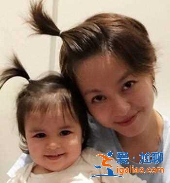 梁咏琪女儿长大了，混血基因越来越强大，网友说颜值最高的星二代