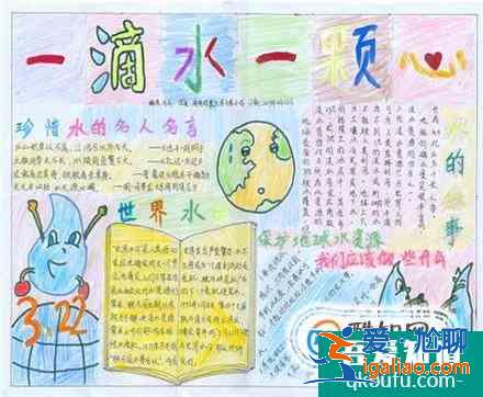 节约用水手抄报？