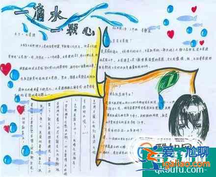 节约用水手抄报？