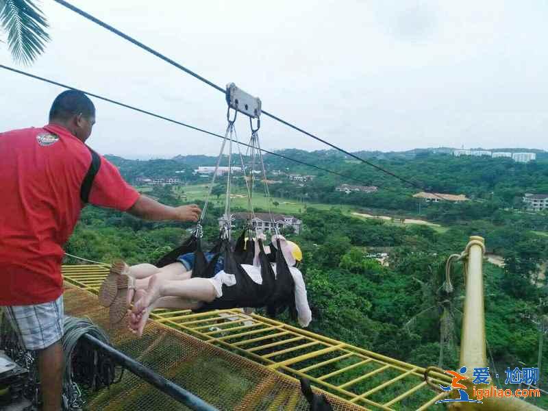 长滩岛丛林飞跃高空滑索体验，长滩岛丛林飞跃怎么玩？