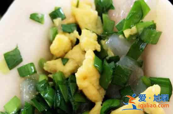 韭菜鸡蛋馅饺子怎么调？