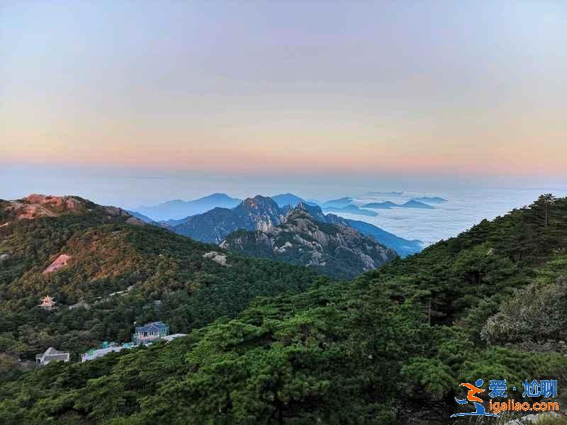 黄山景区前山和后山的旅游线路、沿途主要景色？