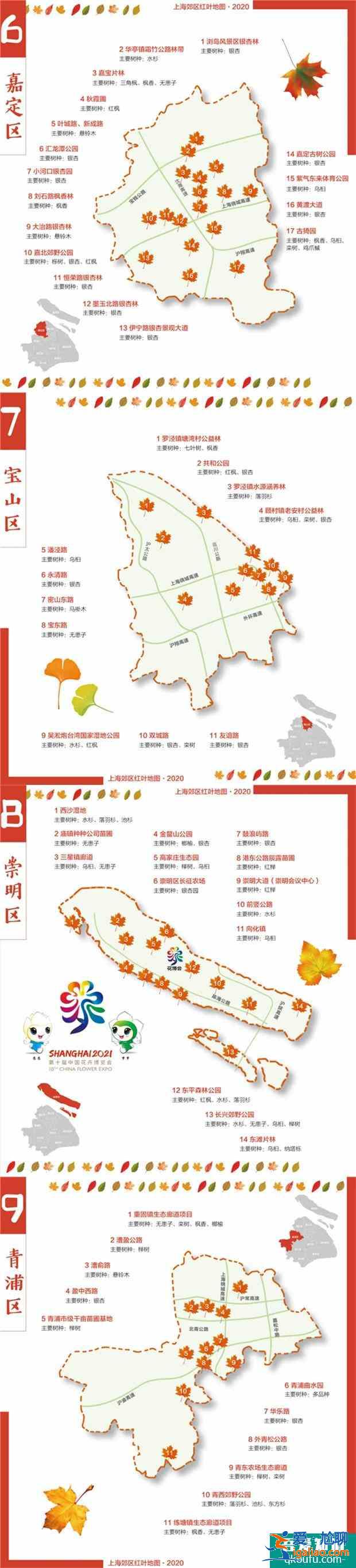 上海郊区红叶地图 上海红叶最佳观赏时间？