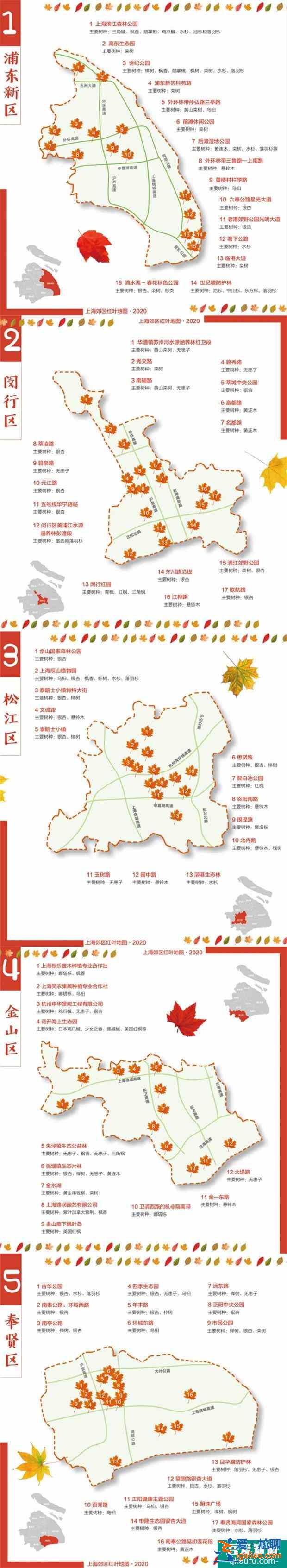 上海郊区红叶地图 上海红叶最佳观赏时间？