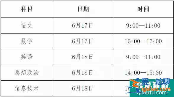 广西2021年上半年普通高中学业水平考试时间确定！？