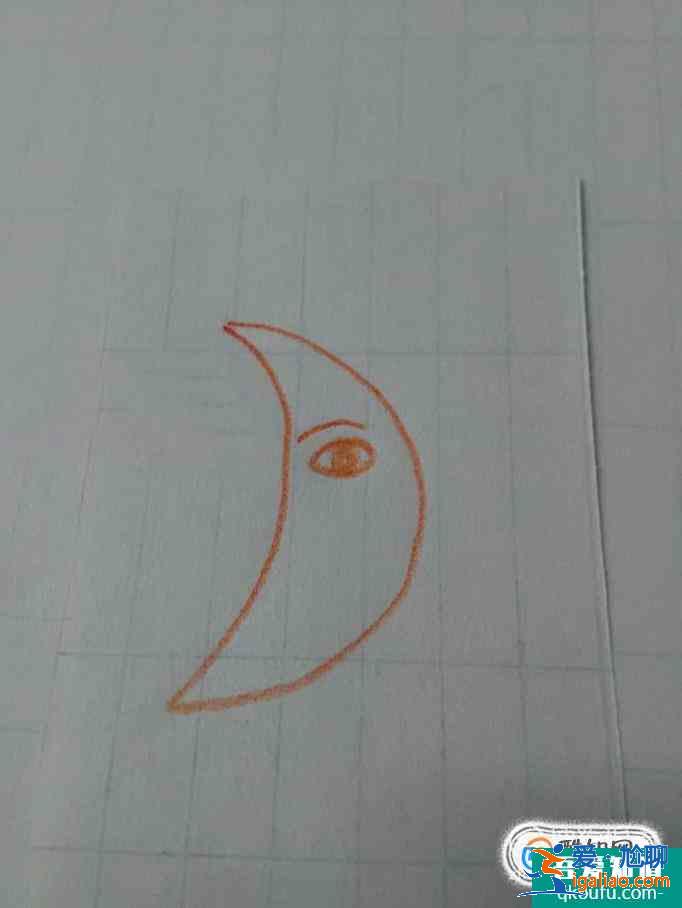 画月亮的简笔画？