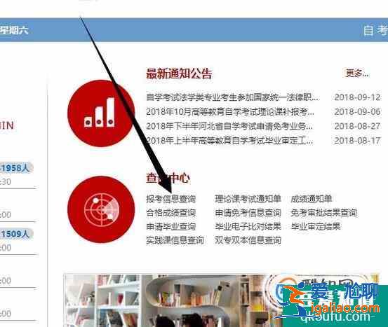 自学考试如何查询已经报考的科目？？