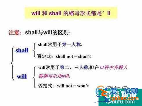 一般将来时的结构说明？