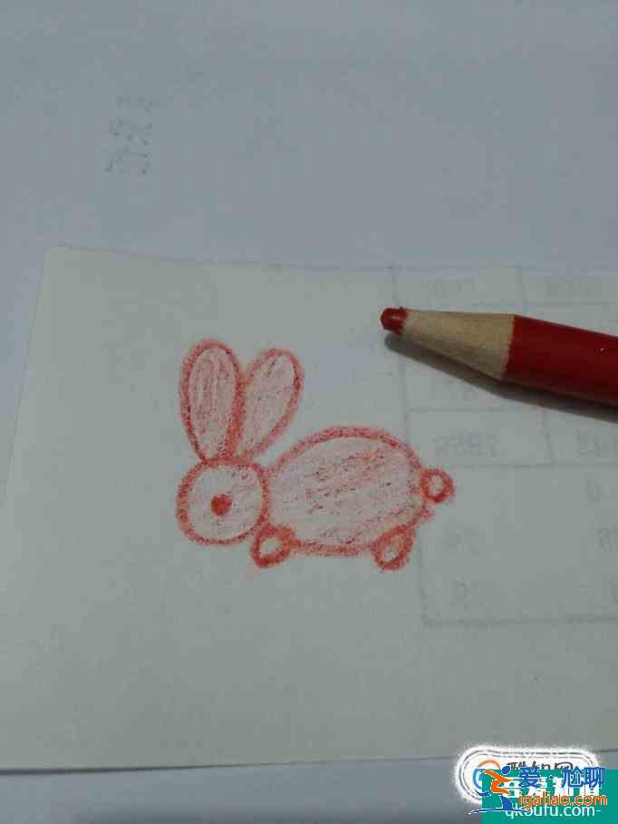 教宝宝画画  怎么画小兔子？