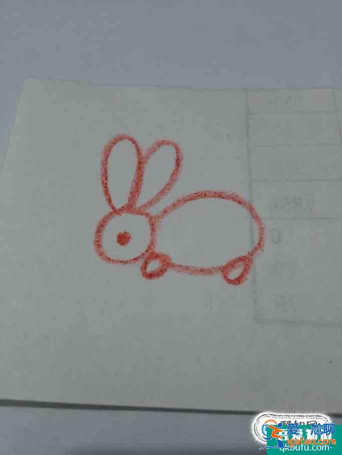 教宝宝画画  怎么画小兔子？