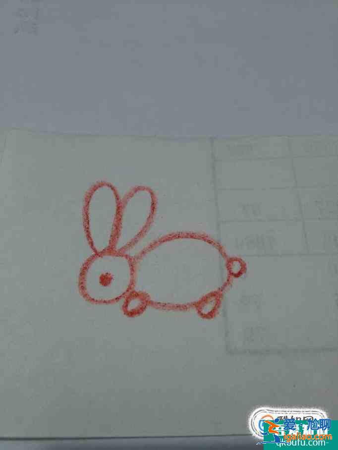 教宝宝画画  怎么画小兔子？