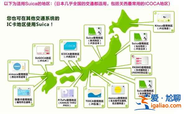 日本西瓜卡SUICA使用范围，西瓜卡怎么用？