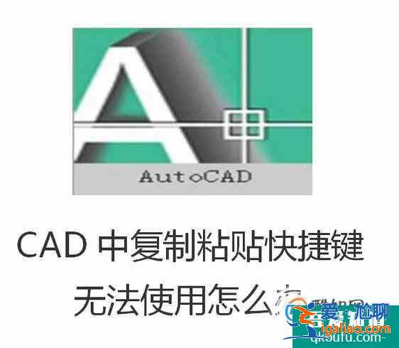 CAD中复制粘贴快捷键无法使用怎么办？