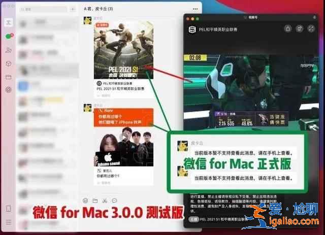 苹果电脑版微信增加了哪些功能？