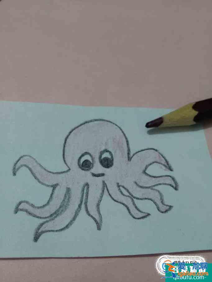 简笔画小章鱼怎么画？