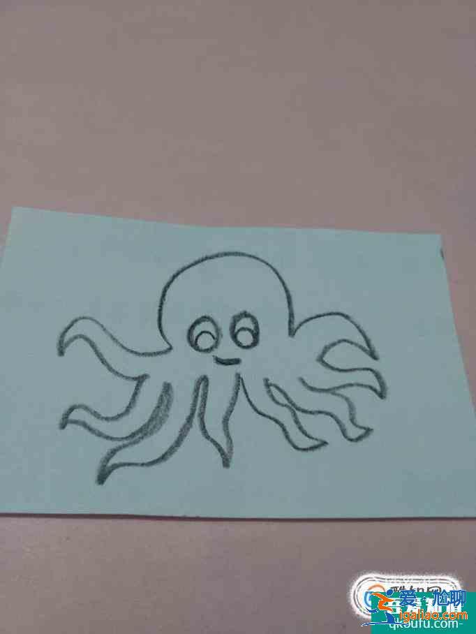 简笔画小章鱼怎么画？