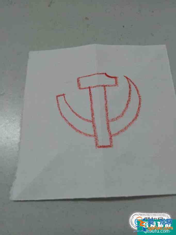 党徽简笔画怎么画？