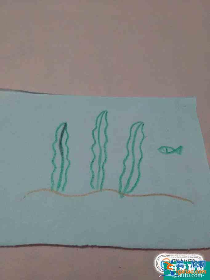 简笔画怎么画海草？？