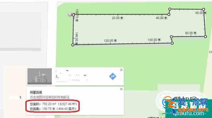 使用谷歌地图快速测量土地面积？