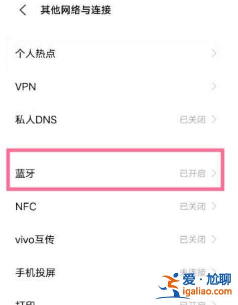 vivos9蓝牙在哪？