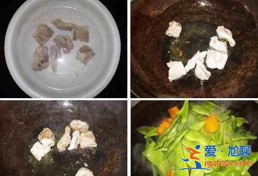 南瓜豆角炖排骨的做法？
