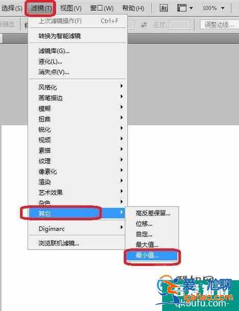 PS怎样反图片变成轮廓线效果？