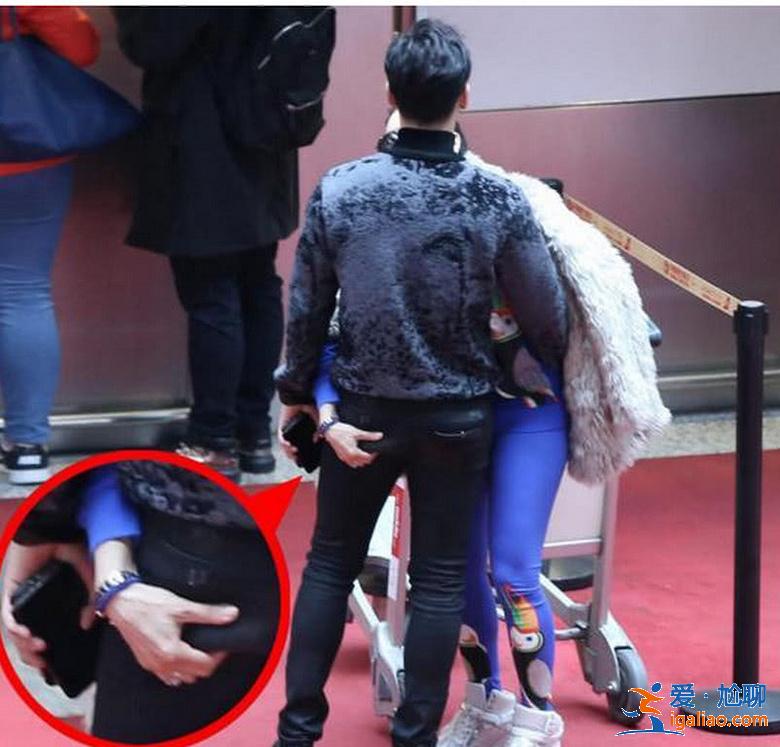 网友偶遇钟丽缇张伦硕，两人当众亲亲毫无顾