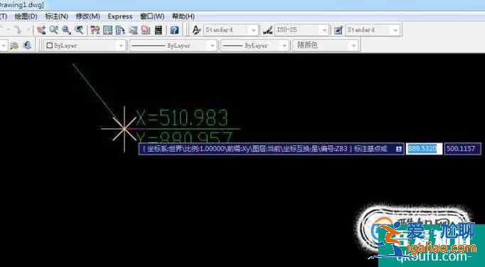 CAD怎样快速标注XY坐标？？