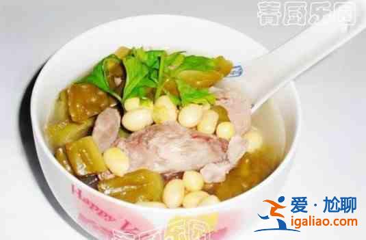 黄豆苦瓜排骨汤的做法？